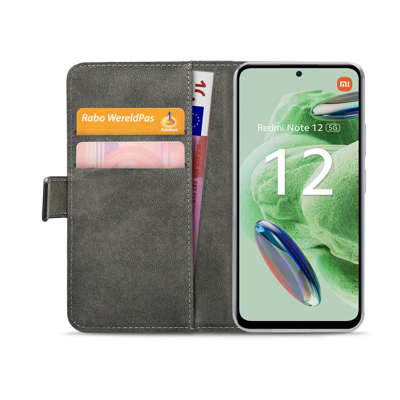 Mobilize Classic Gelly Wallet Book Case Xiaomi Redmi Note 12 5G Black