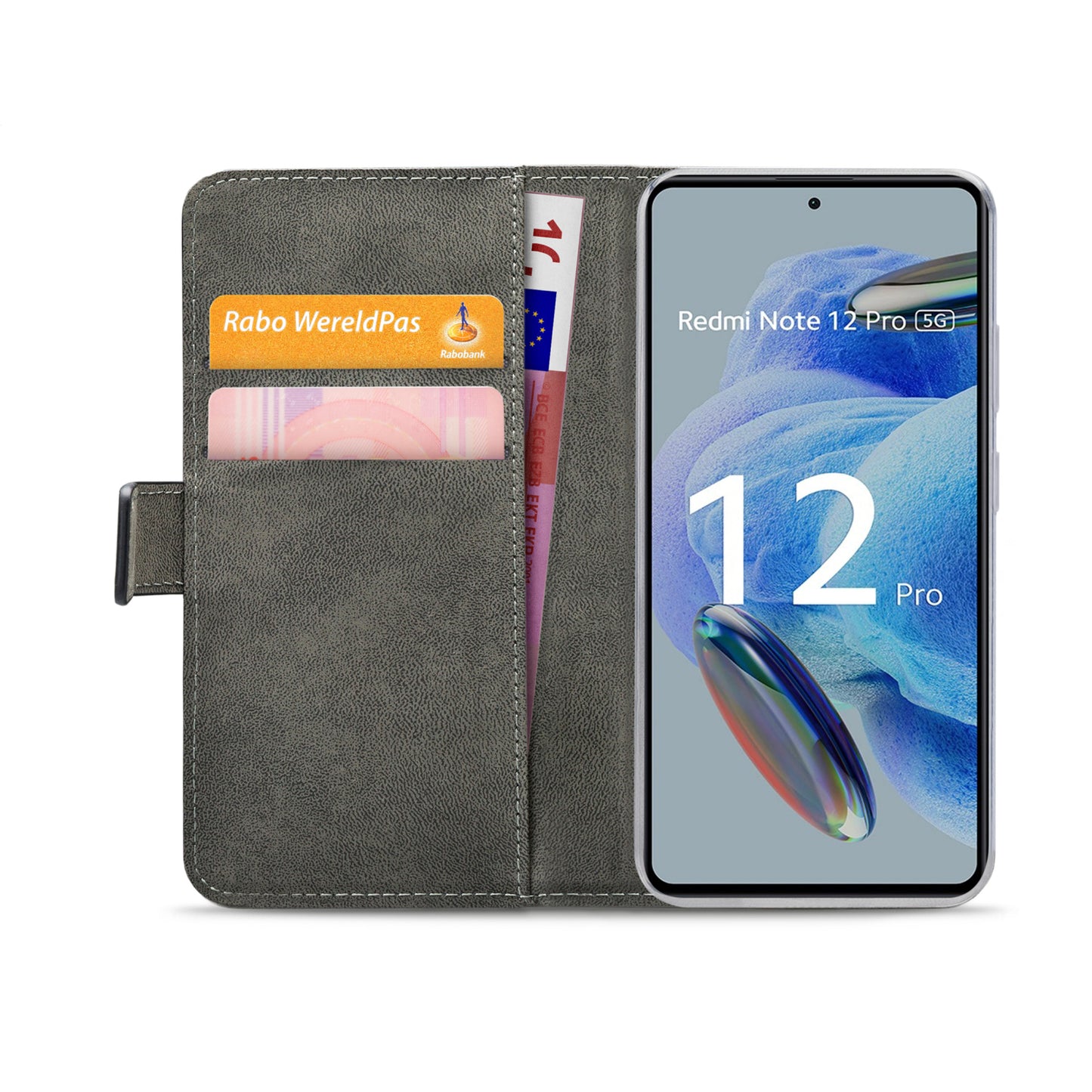 Mobilize Classic Gelly Wallet Book Case Xiaomi Redmi Note 12 Pro 5G Black
