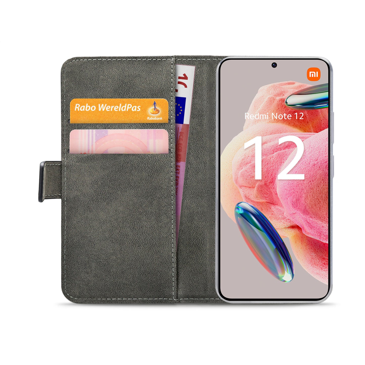 Mobilize Classic Gelly Wallet Book Case Xiaomi Redmi Note 12 4G Black