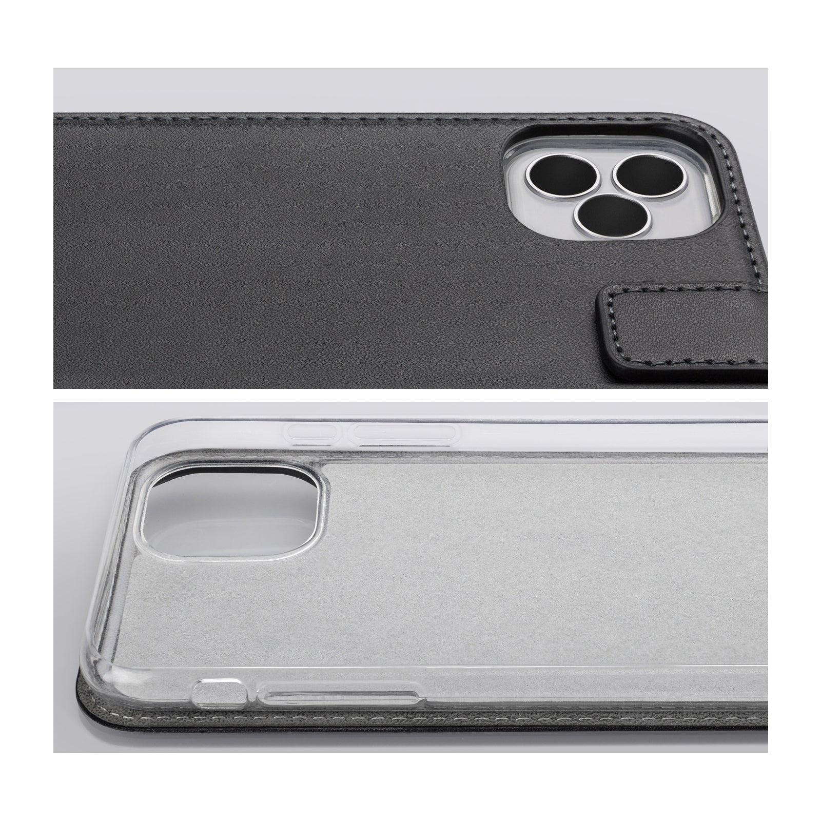 Mobilize Classic Gelly Flip Case Apple iPhone 15 Black