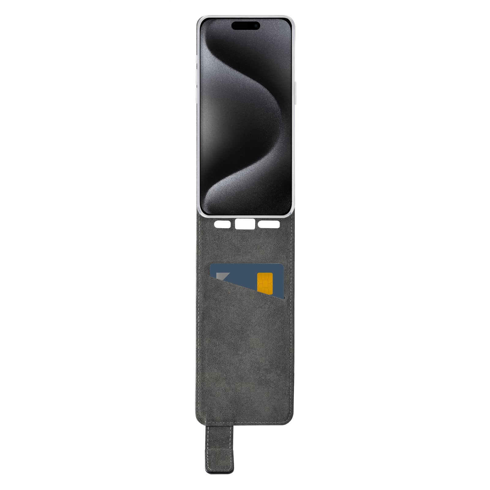 Mobilize Classic Gelly Flip Case Apple iPhone 15 Pro Black