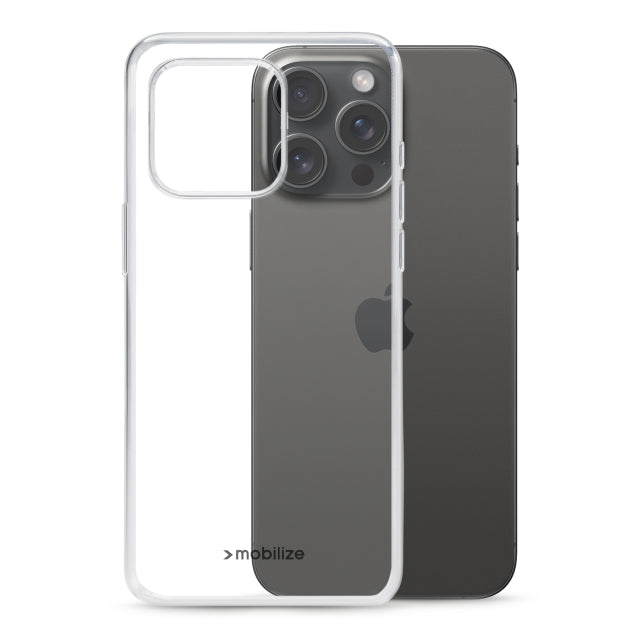Mobilize Gelly Case Apple iPhone 15 Pro Max Transparent