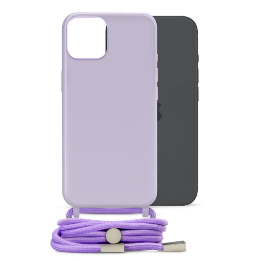 Mobilize Lanyard Gelly Case for Apple iPhone 15 Pastel Purple