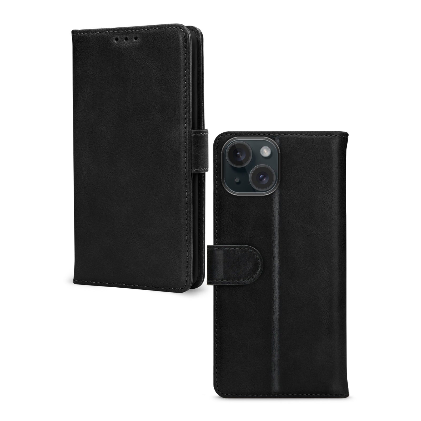 Mobilize Premium Gelly Wallet Book Case Apple iPhone 15 Plus Black