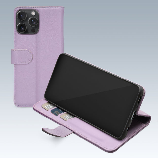 Mobilize Premium Gelly Wallet Book Case Apple iPhone 15 Pro Max Violett