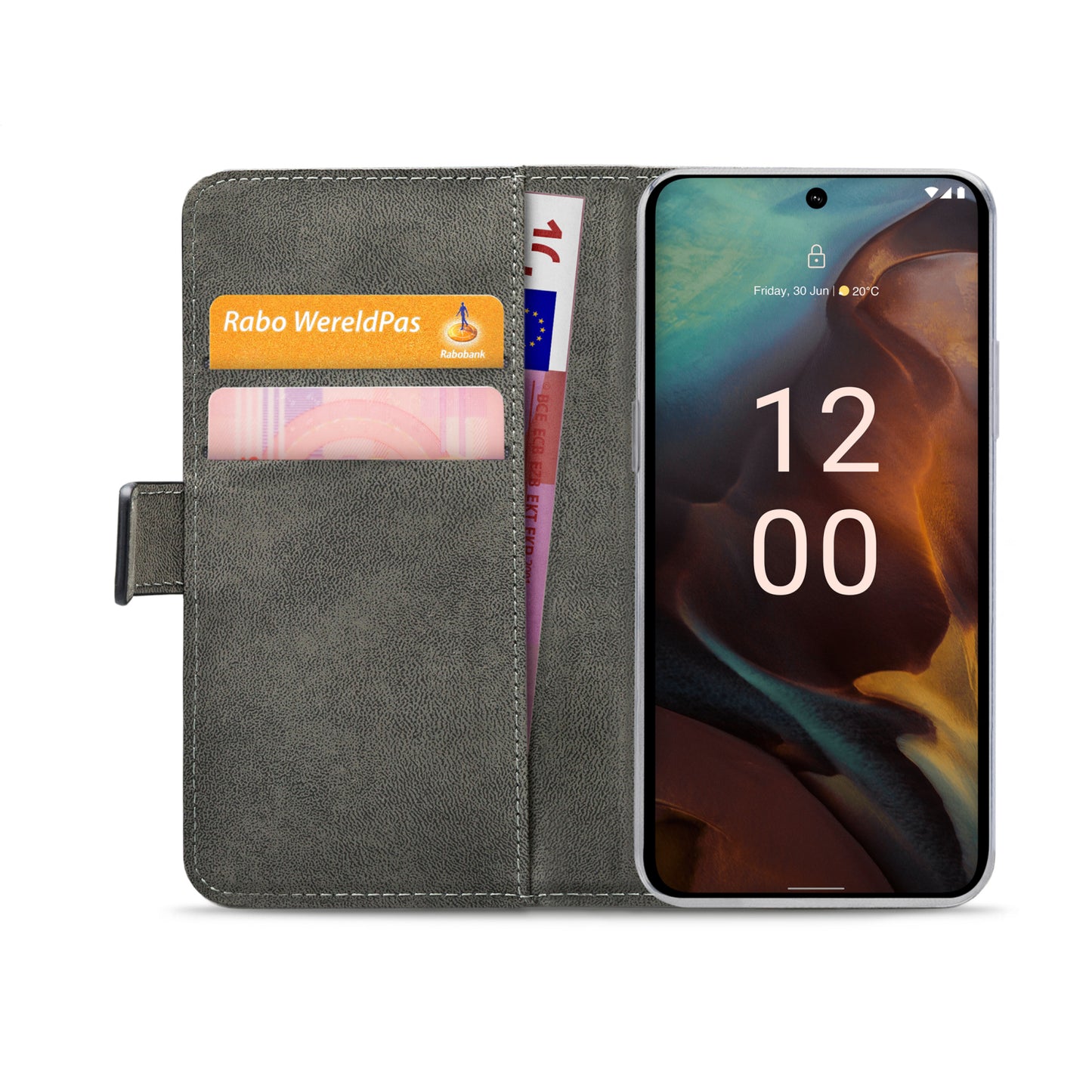 Mobilize Classic Gelly Wallet Book Case Nokia XR21/HMD XR21 Black