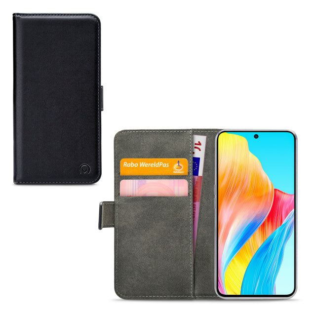Mobilize Classic Gelly Wallet Book Case OPPO A98 5G Noir