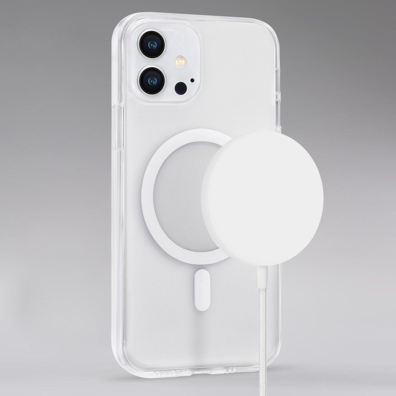 Mobilize Strong Magnetic Wireless Charger Magsafe Compatible 15W White - Acrylic