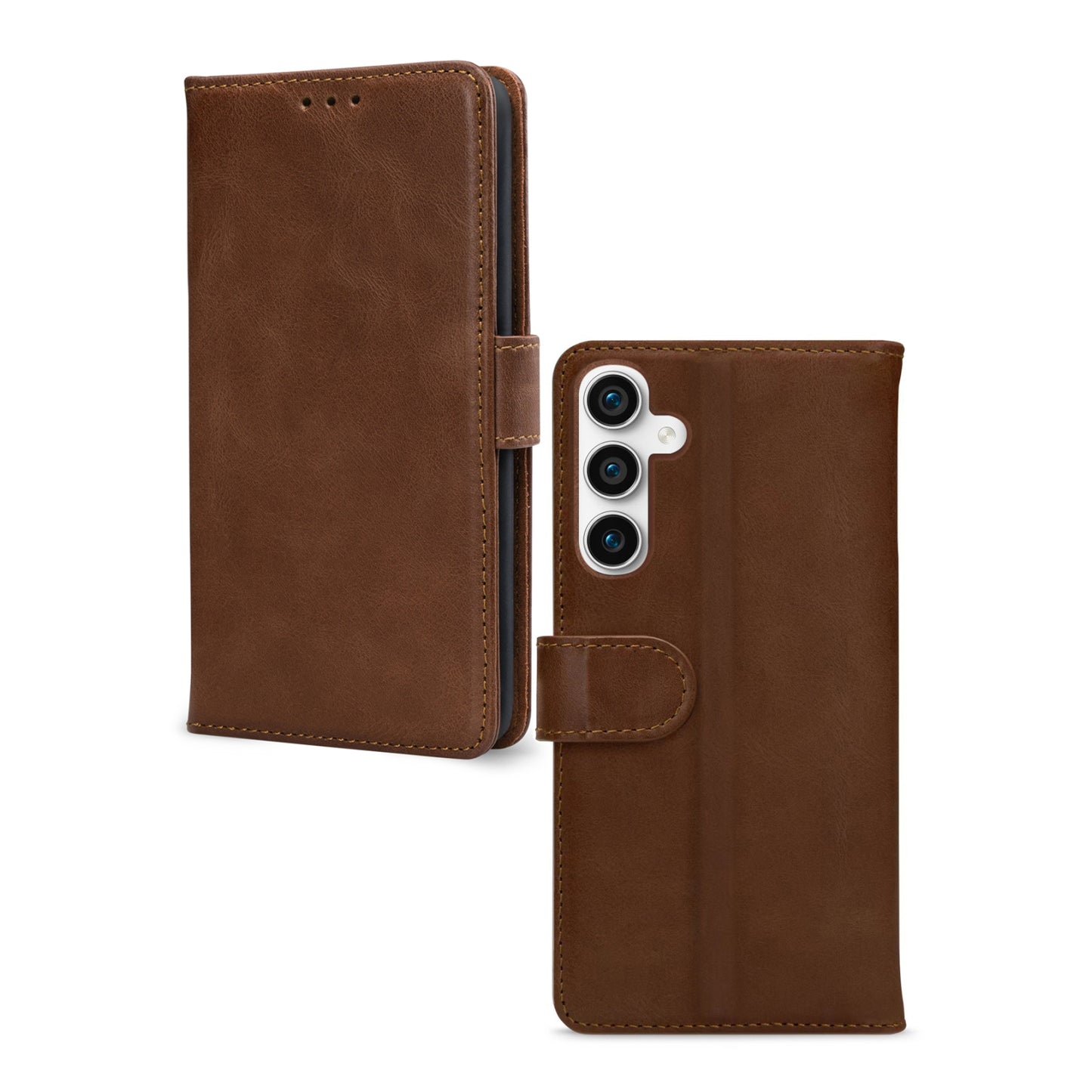 Mobilize Leather Wallet Samsung Galaxy S23 FE 5G Brown