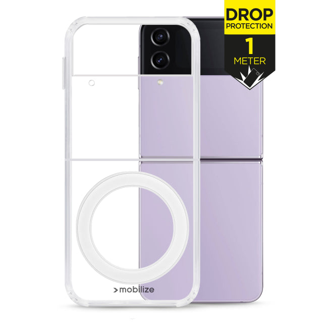 Mobilize Magsafe Compatible Naked Protection Case für Samsung Galaxy Z Flip4 Clear