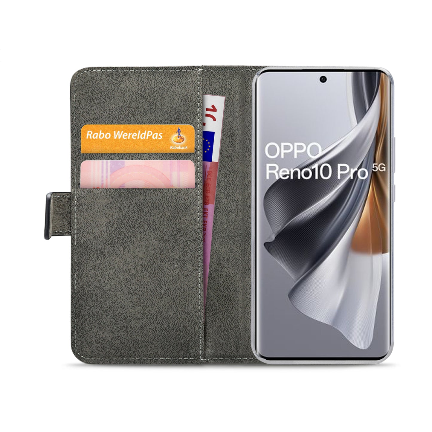 Mobilize Classic Gelly Wallet Book Case OPPO Reno10/Reno10 Pro 5G Black