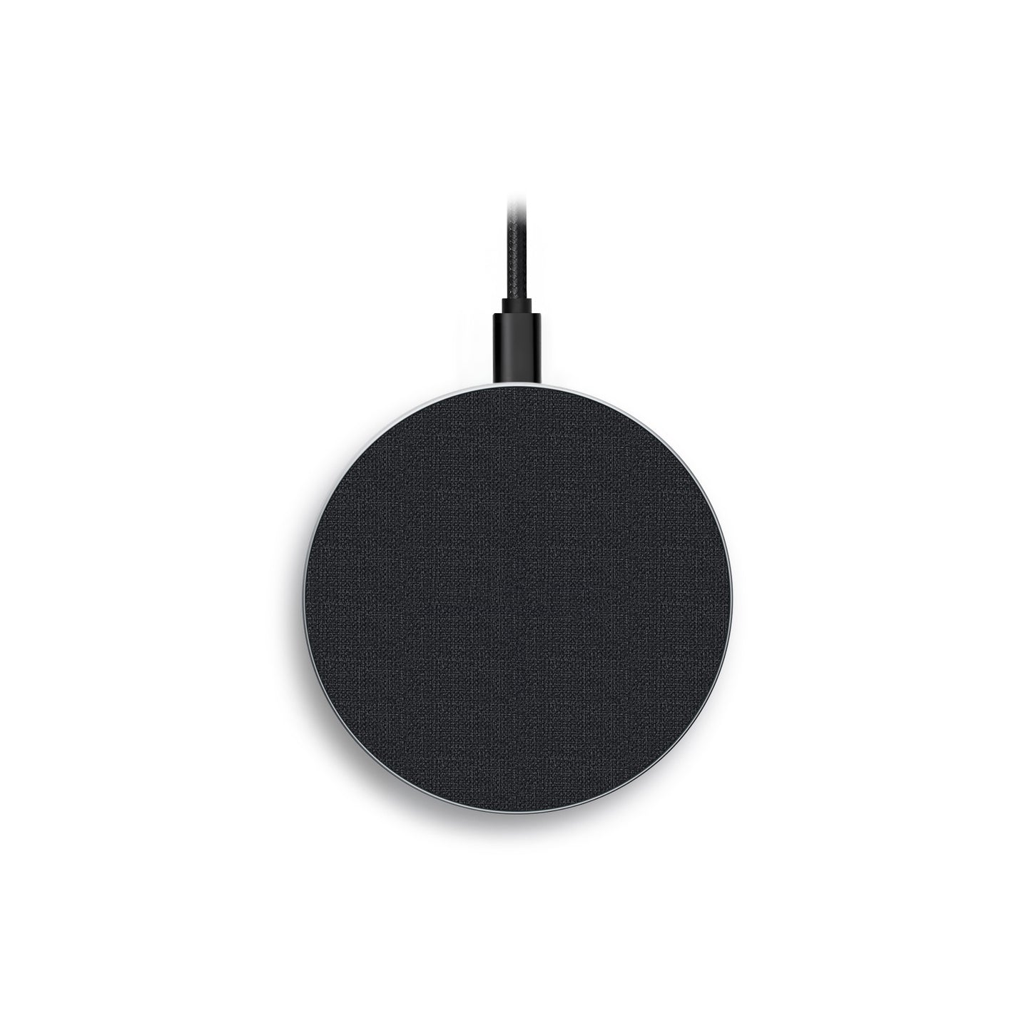 Mobilize Wireless Fast Charger Flat 5W/7.5W/10W/15W PU Leather Grey
