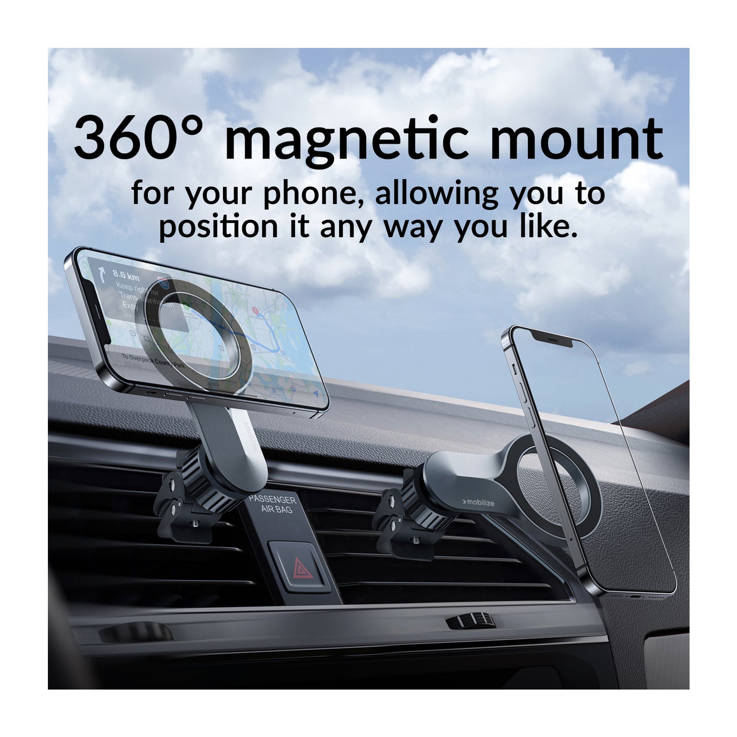 Mobilize Magsafe Airvent Holder Black