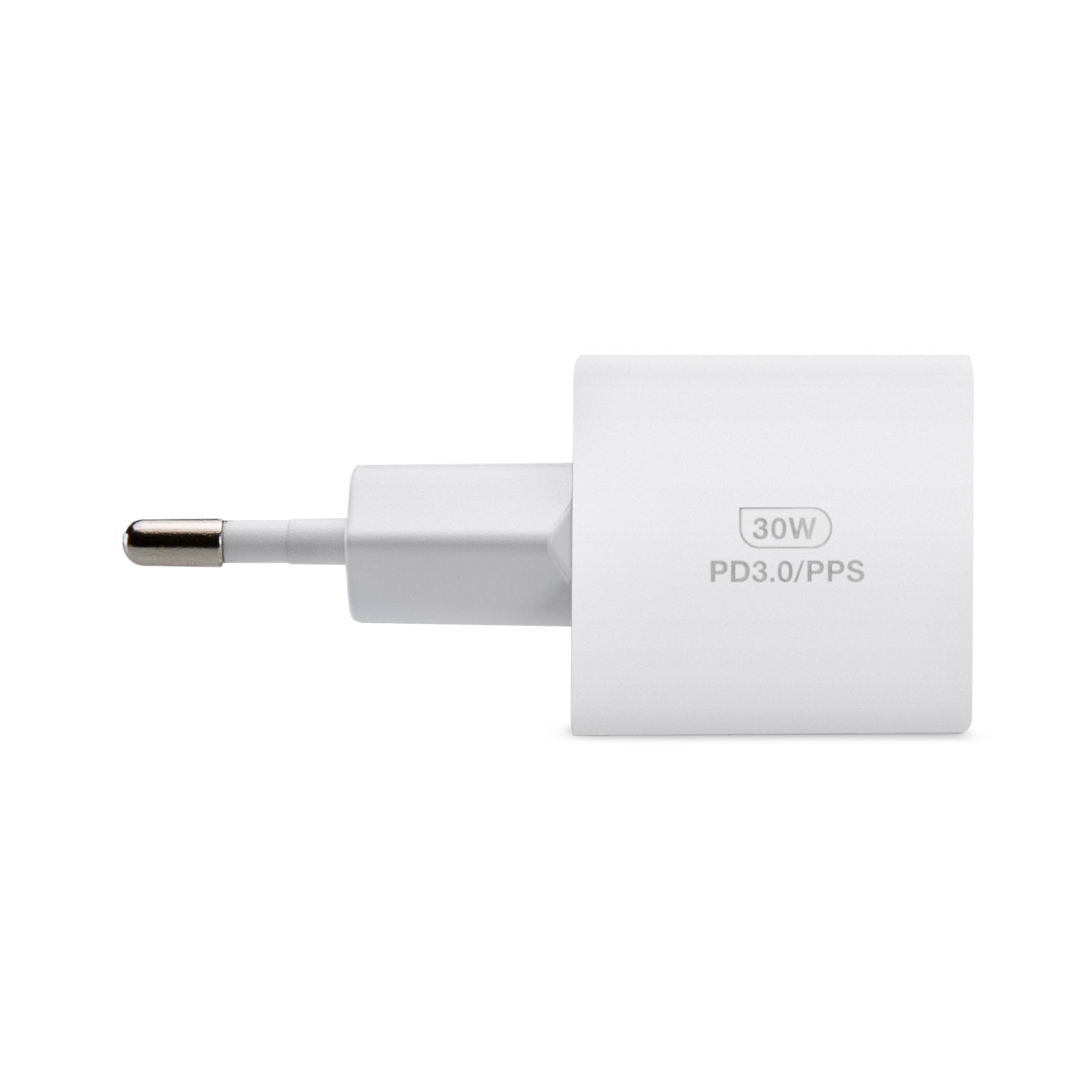 Mobilize Wall Charger USB-C GaN 30W with PD/PPS + USB-C Nylon Cable 1.2m White