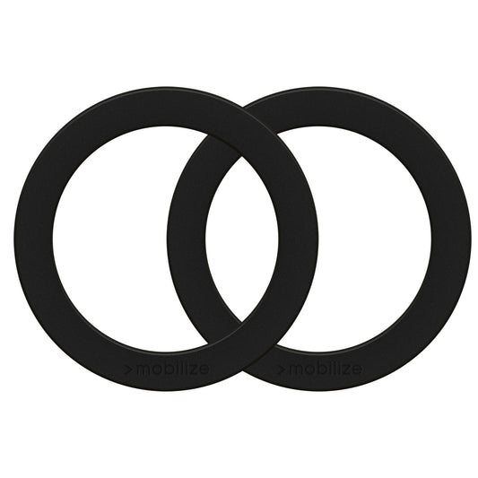 Mobilize Magsafe Compatible Metal Ring Black (2-Pack)