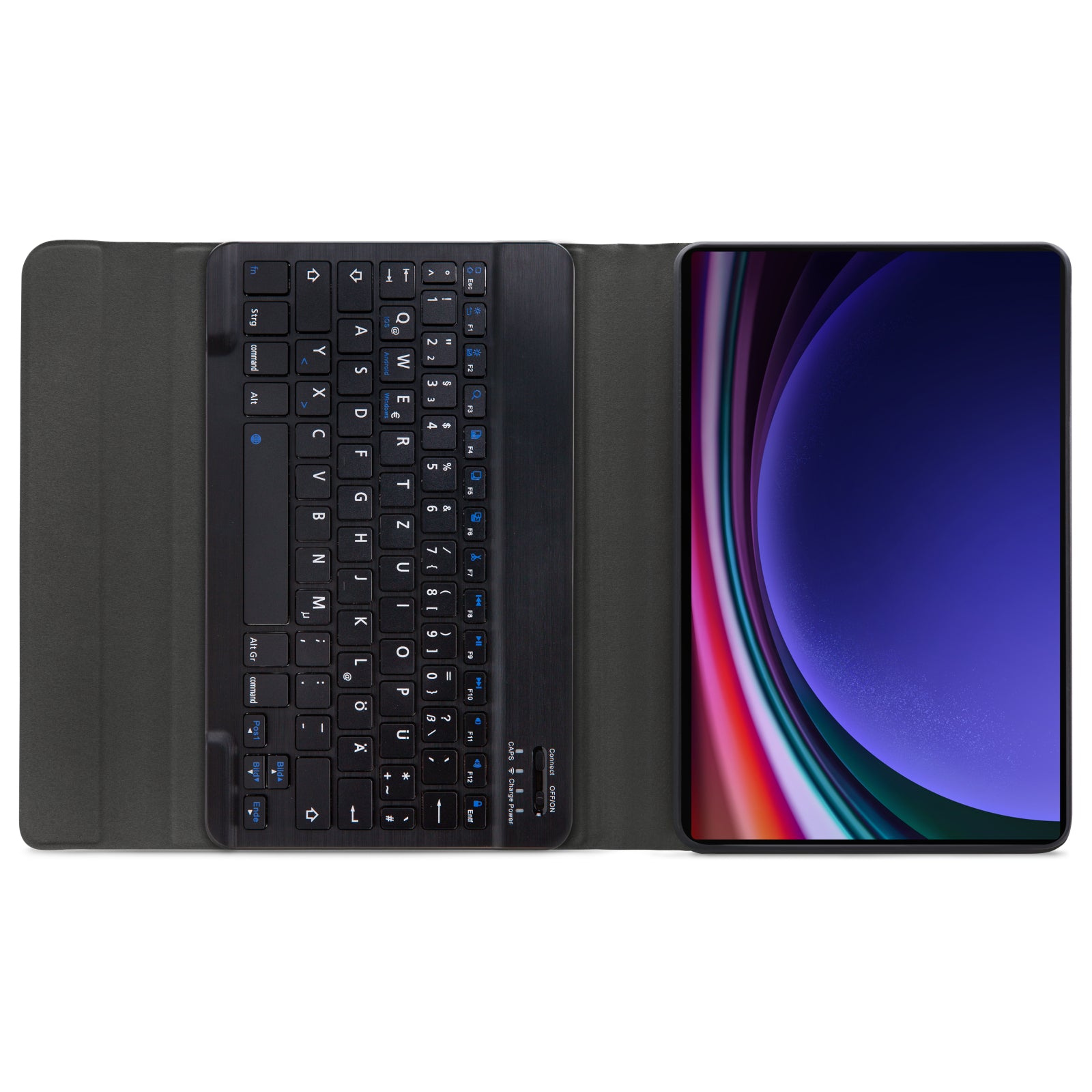 Mobilize Detachable Bluetooth Keyboard Case Samsung Galaxy Tab S9 11/S9 FE 10.9 Black QWERTZ