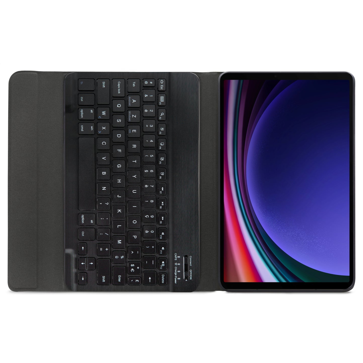 Mobilize Detachable Bluetooth Keyboard Case Samsung Galaxy Tab S9 11/S9 FE 10.9 Black AZERTY