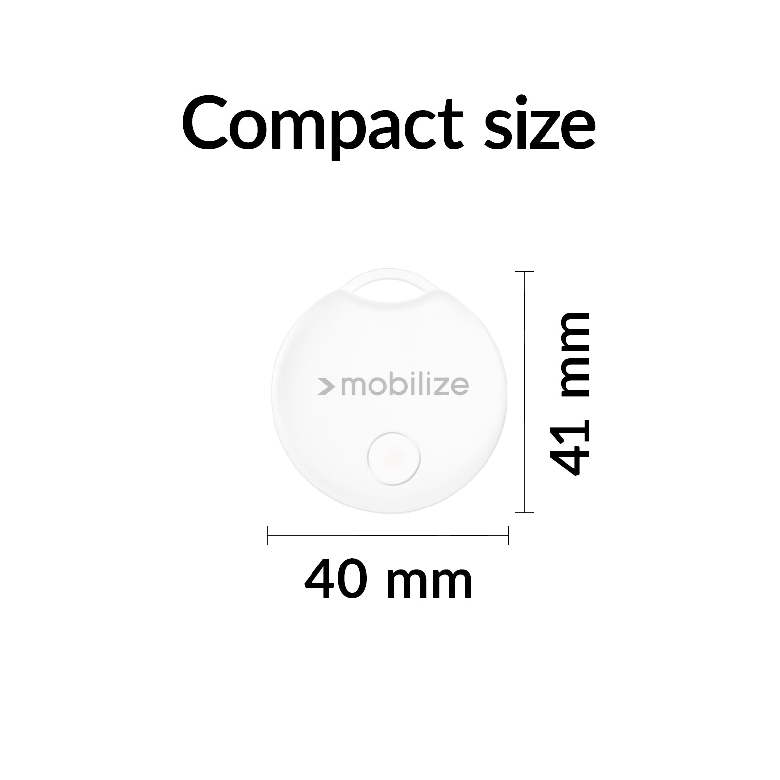 Mobilize Find My Smart Tag White