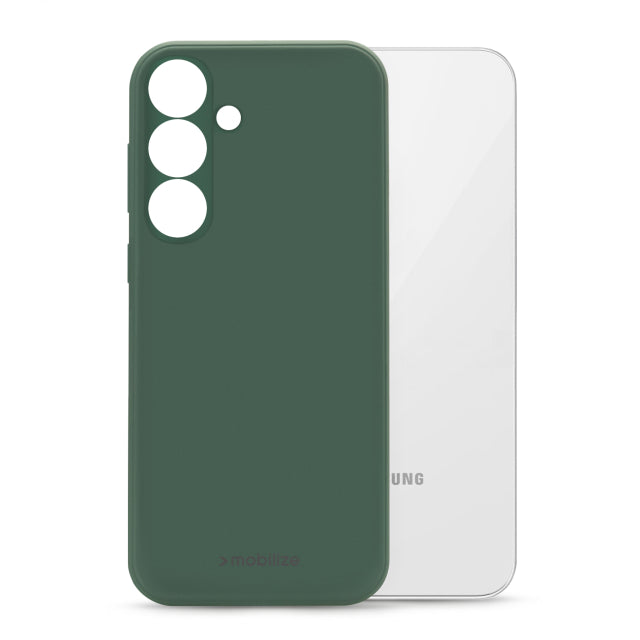 Mobilize Rubber Gelly Case Samsung Galaxy S24 5G Matt Grün
