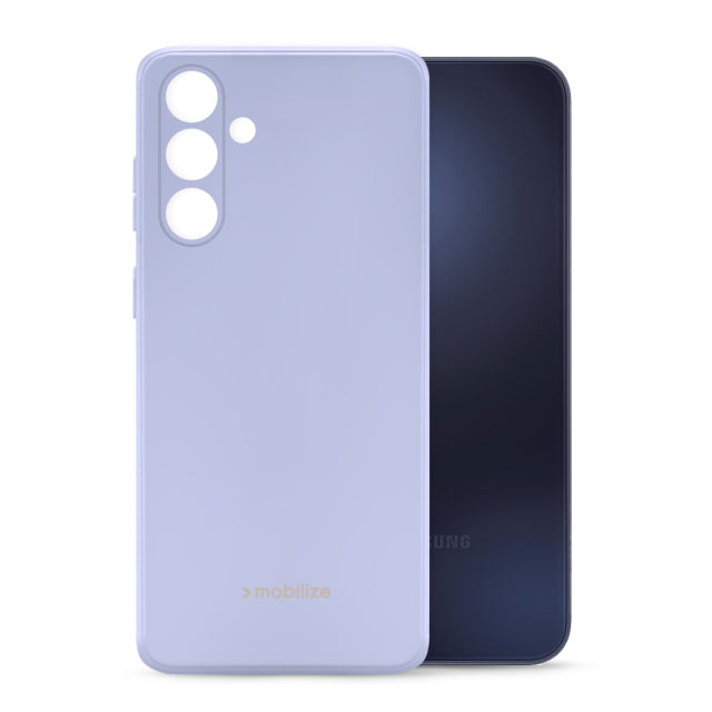 Mobilize Rubber Gelly Hülle Samsung Galaxy A15 4G/5G Pastell Lila
