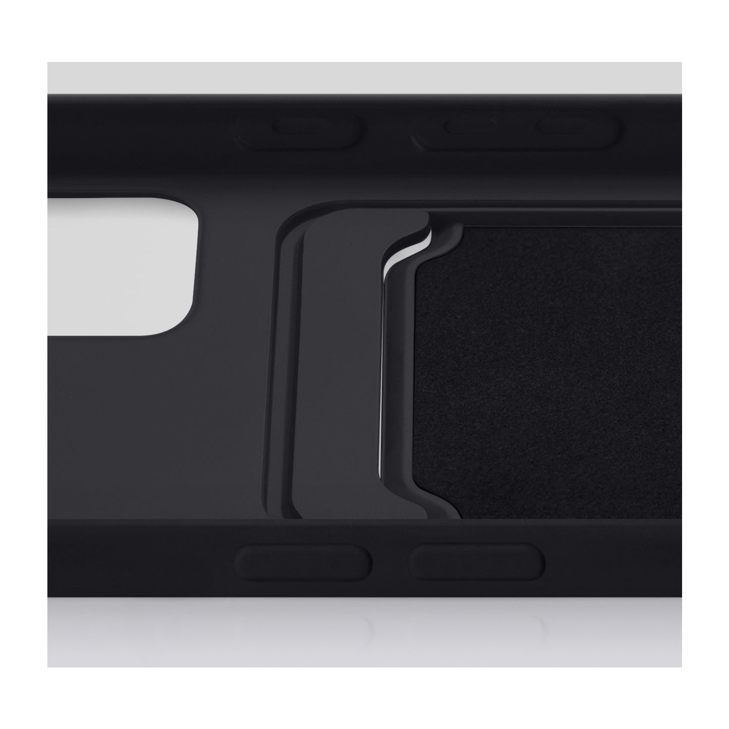 Mobilize Rubber Gelly Card Case Samsung Galaxy A15 4G/5G Matt Black