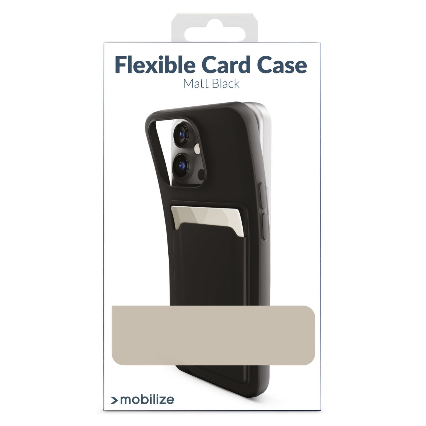 Mobilize Rubber Gelly Card Case Samsung Galaxy A15 4G/5G Matt Black