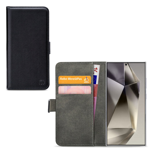 Mobilize Classic Gelly Wallet Book Case Samsung Galaxy S24 Ultra 5G Schwarz