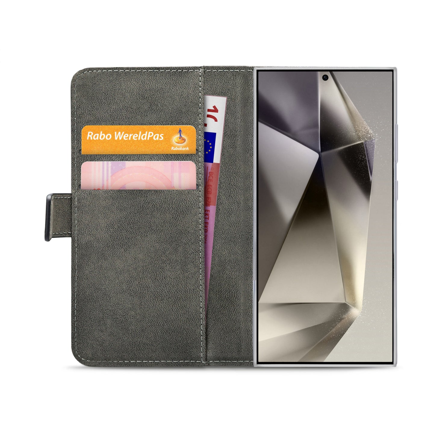 Mobilize Classic Gelly Wallet Book Case Samsung Galaxy S24 Ultra 5G Black
