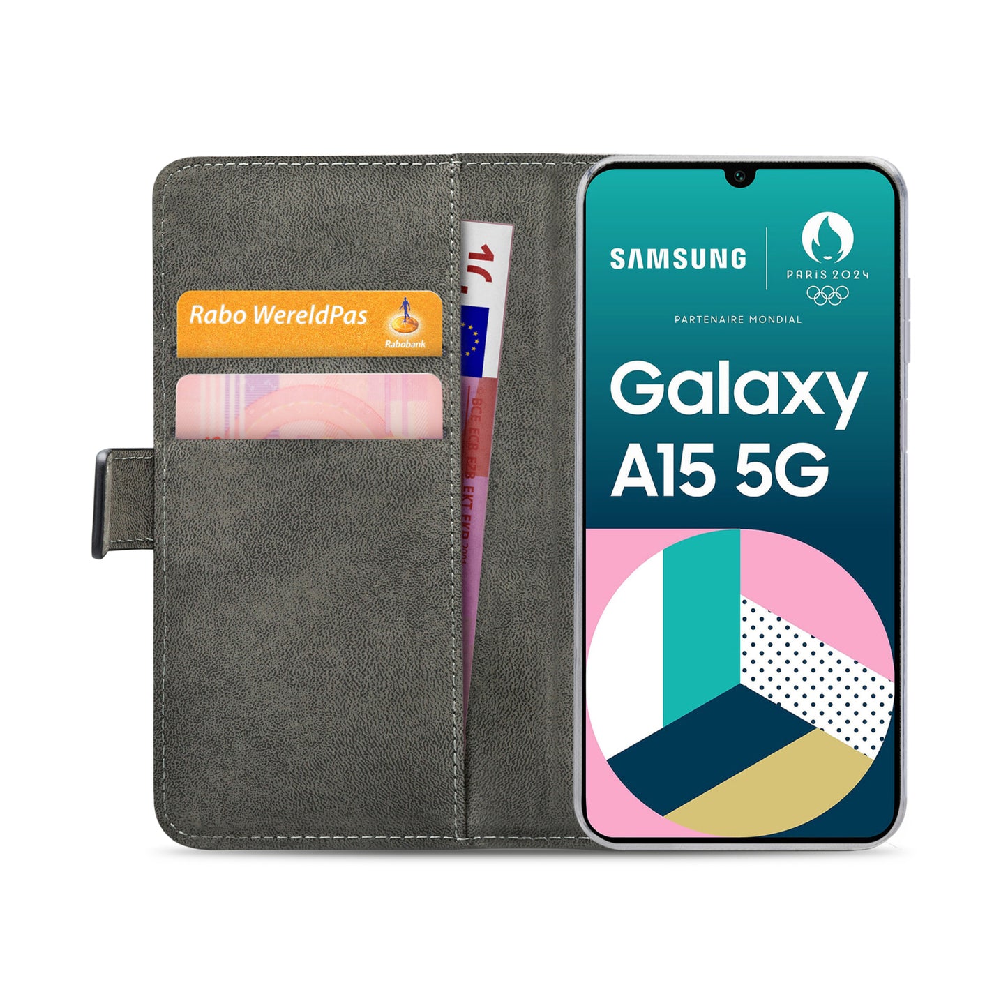 Mobilize Classic Gelly Wallet Book Case Samsung Galaxy A15 4G/5G Black
