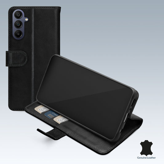 Mobilize Leather Wallet Samsung Galaxy A15 4G/5G Black