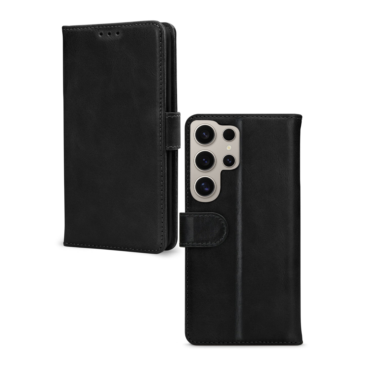 Mobilize Premium Gelly Wallet Book Case Samsung Galaxy S24 Ultra 5G Black