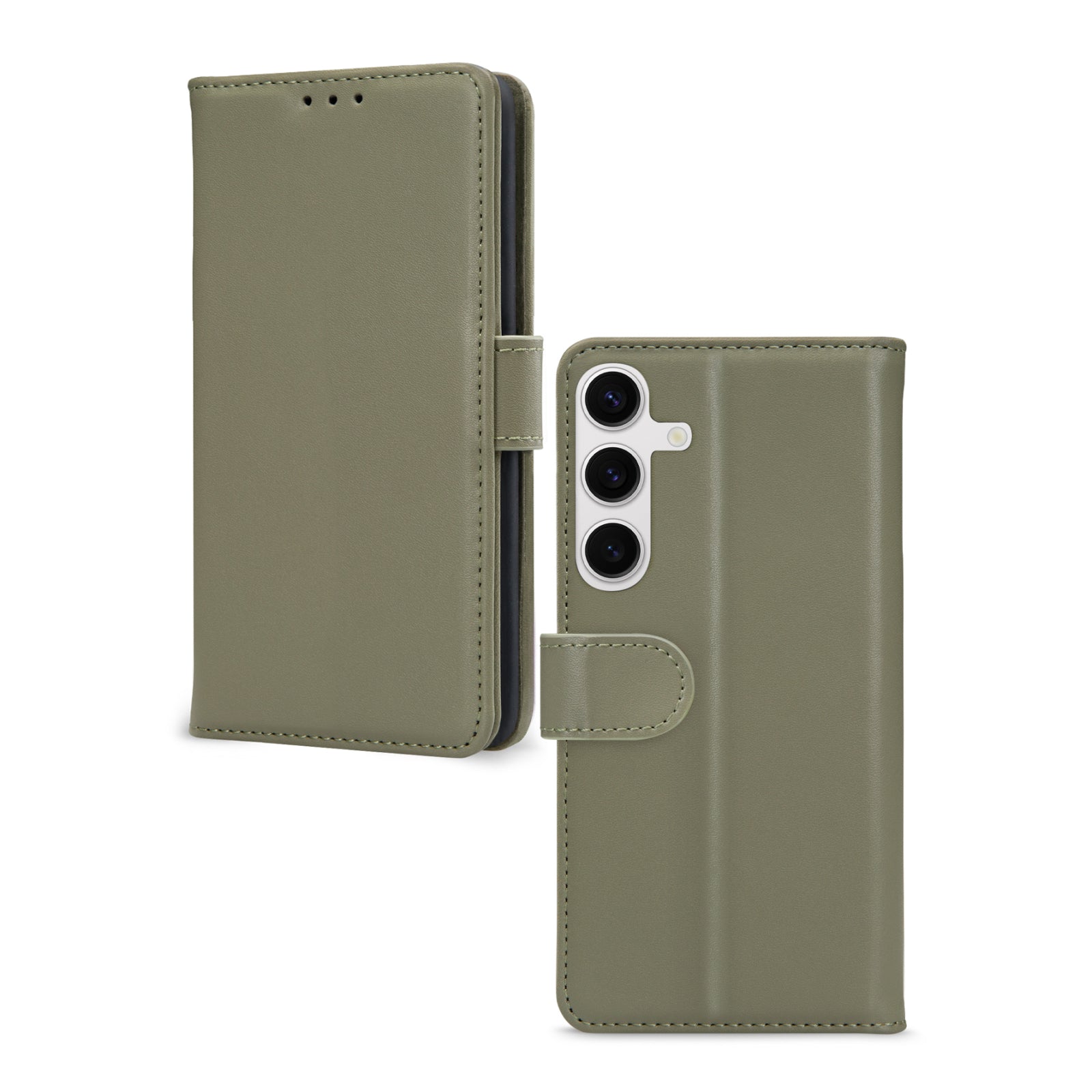 Mobilize Premium Gelly Wallet Book Case Samsung Galaxy S24 5G/S25 5G Green