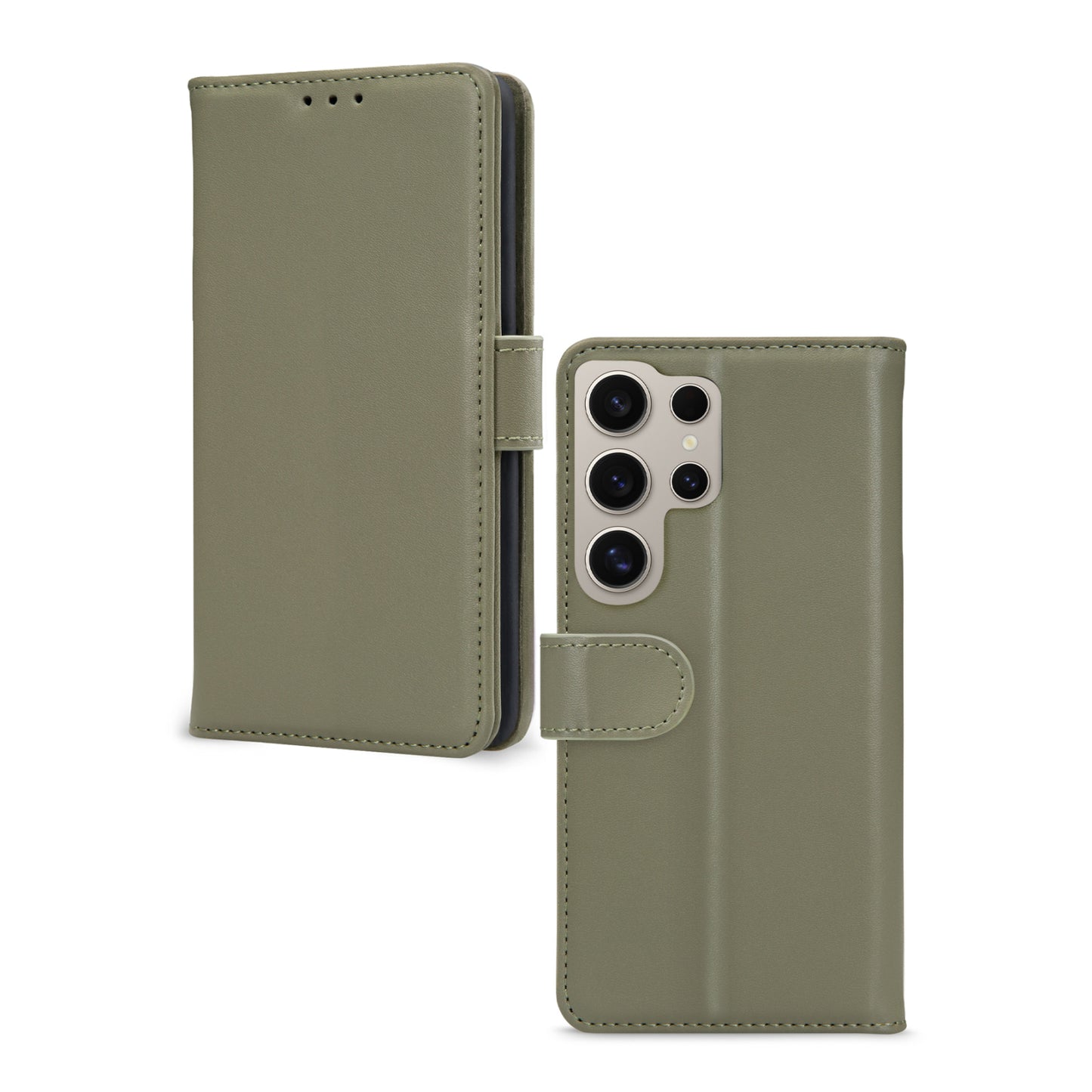 Mobilize Premium Gelly Wallet Book Case Samsung Galaxy S24 Ultra 5G Green