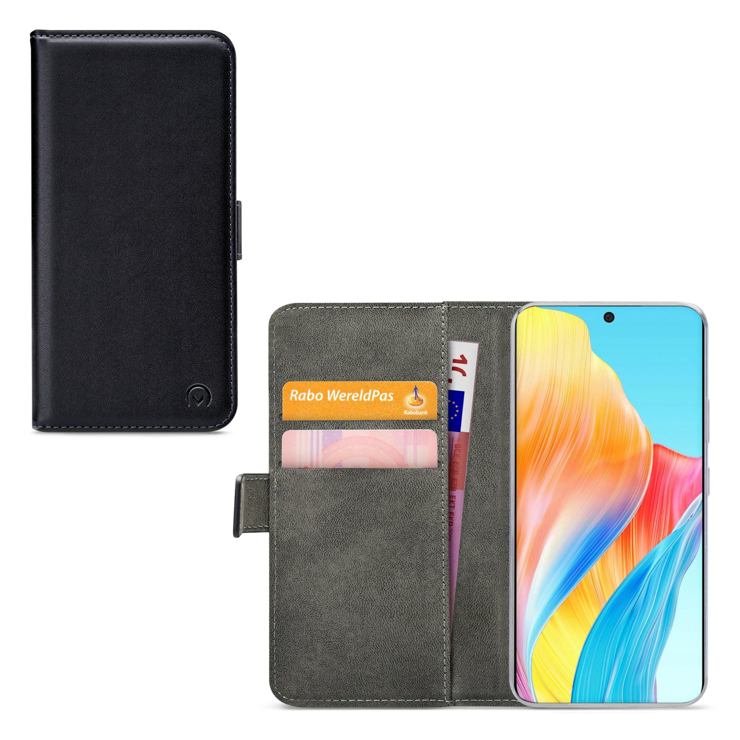 Mobilize Classic Gelly Wallet Book Case OPPO A58 4G Black