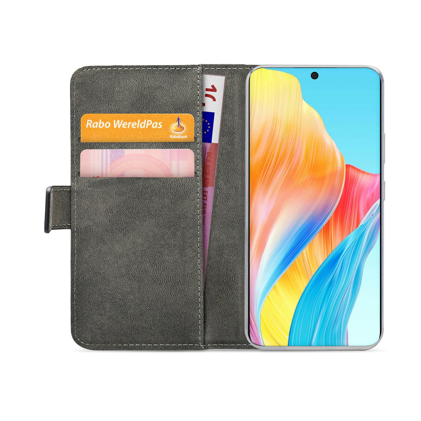 Mobilize Classic Gelly Wallet Book Case OPPO A58 4G Black