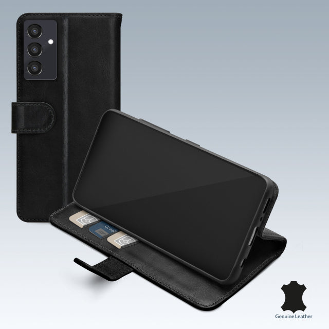 Mobilize Leather Wallet Samsung Galaxy A25 5G Black