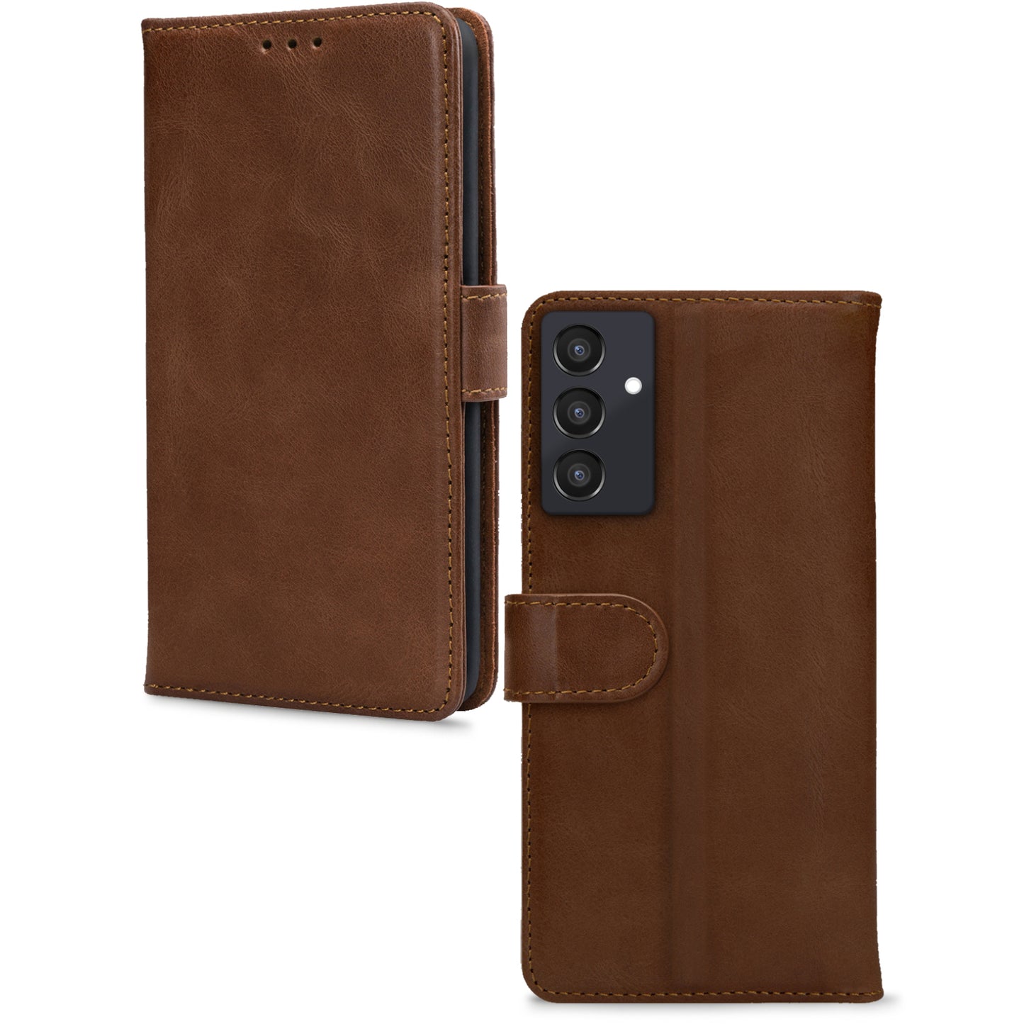 Mobilize Leather Wallet Samsung Galaxy A35 5G Brown