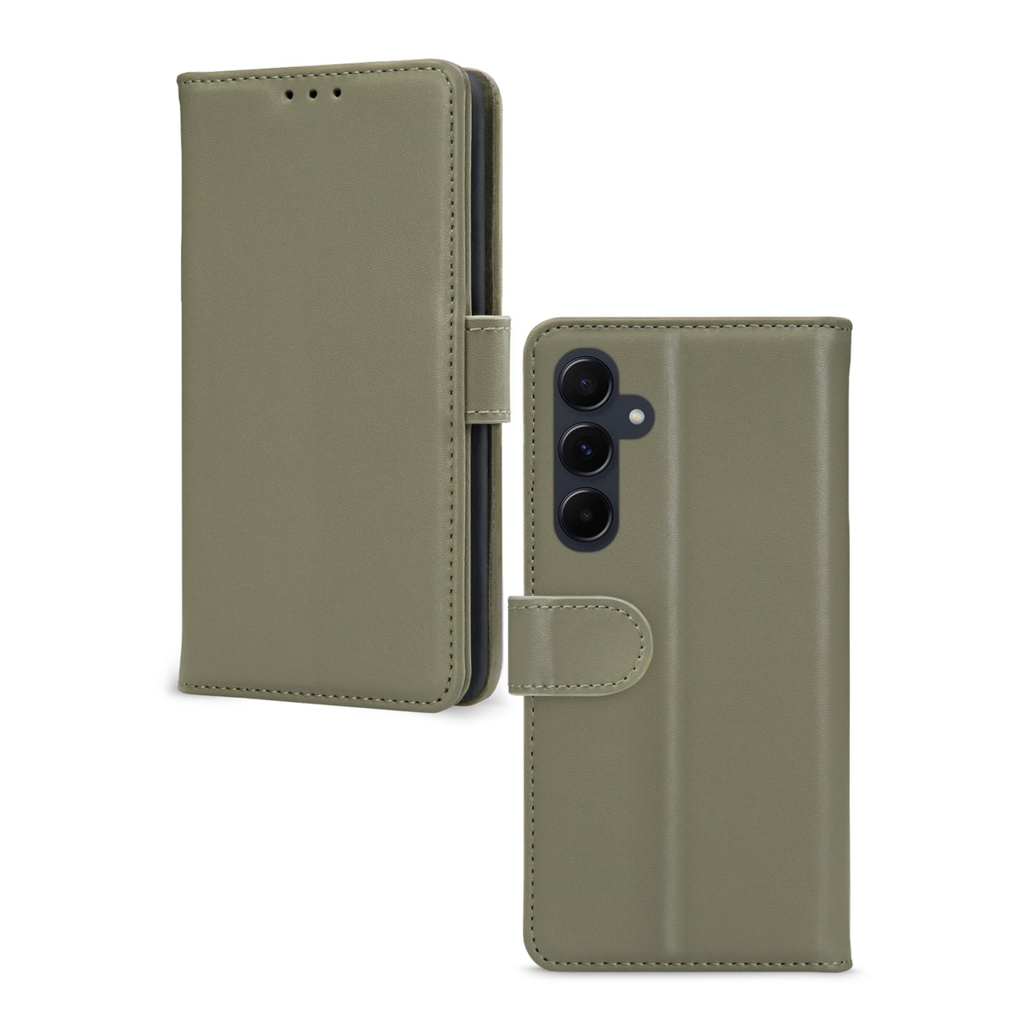 Mobilize Premium Gelly Wallet Book Case Samsung Galaxy A55 5G Green