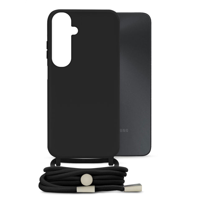 Coque Mobilize Lanyard Gelly pour Samsung Galaxy A05s Noire