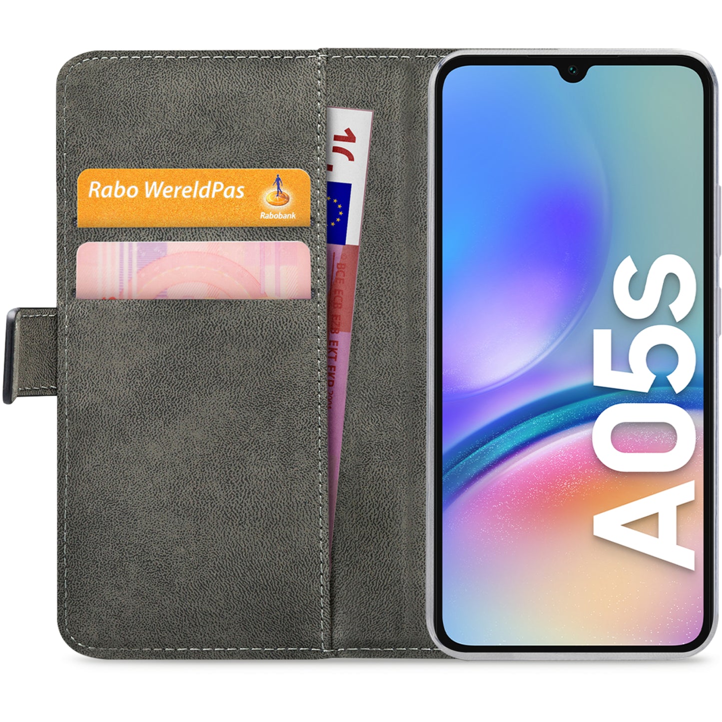 Mobilize Classic Gelly Wallet Book Case Samsung Galaxy A05s Black