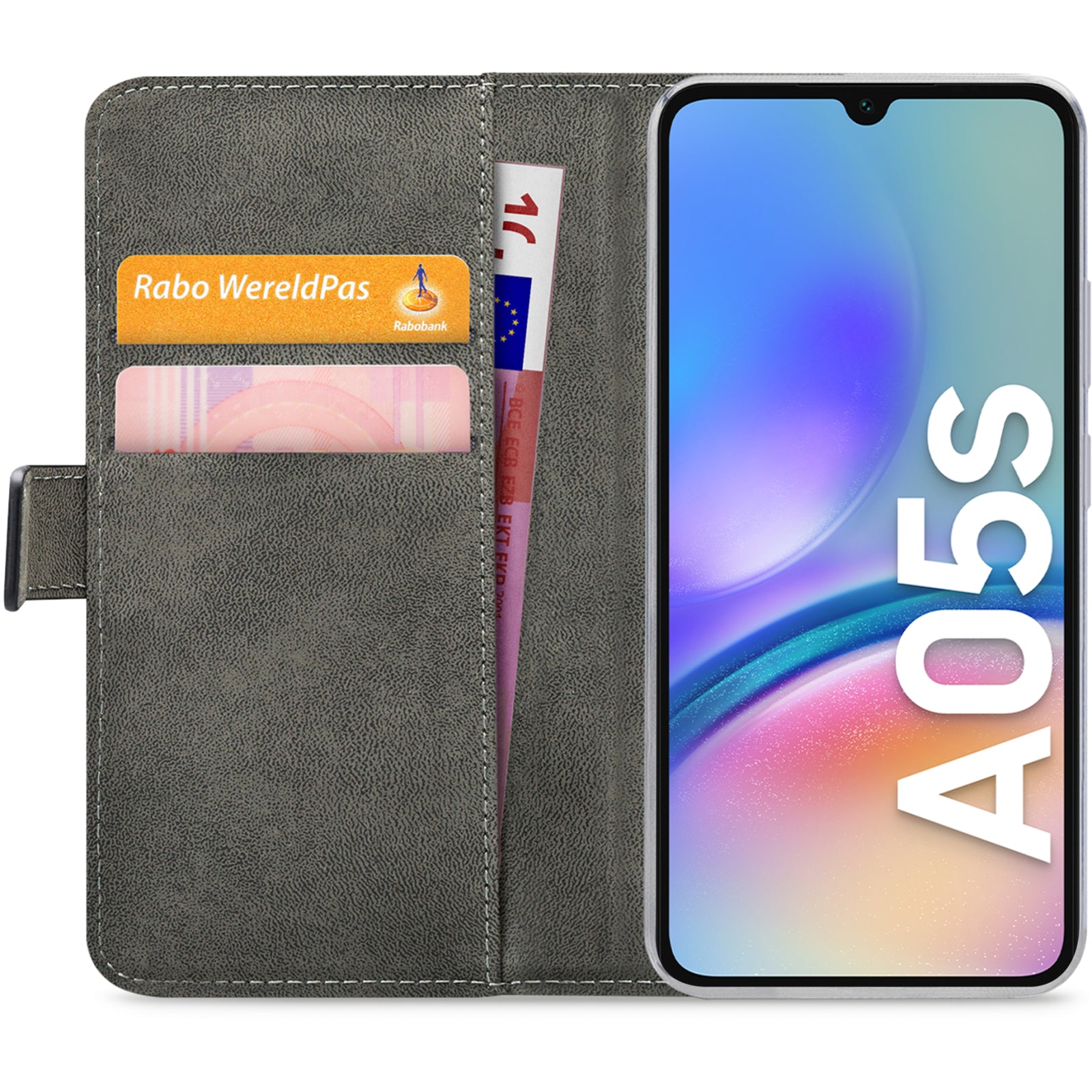 Mobilize Classic Gelly Wallet Book Case Samsung Galaxy A05s Black