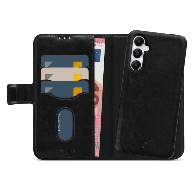 Mobilize 2in1 Magnet Gelly Étui Portefeuille Samsung Galaxy A05s Noir