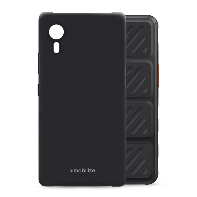 Mobilize Housse en Gel Caoutchouc Samsung Galaxy Xcover7 Noir Mat