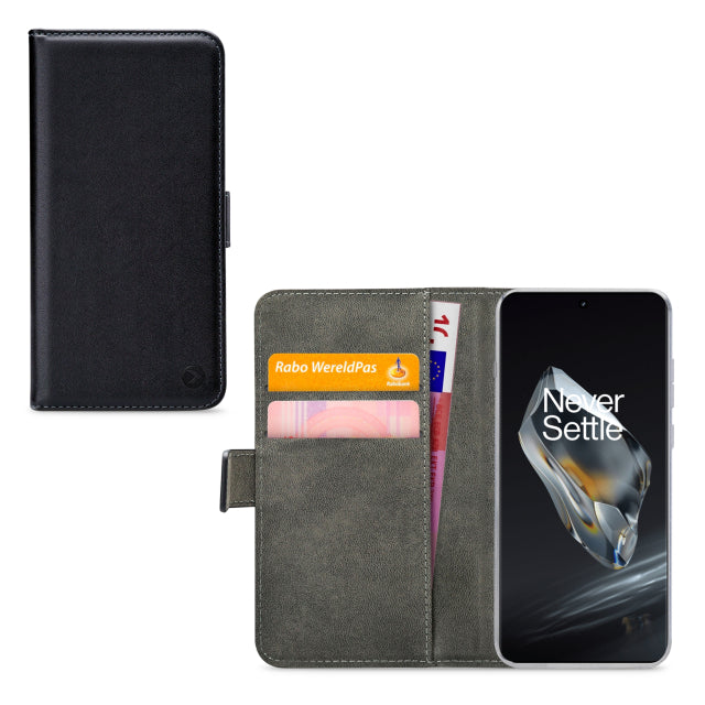Mobilize Classic Gelly Wallet Book Case OnePlus 12 Schwarz