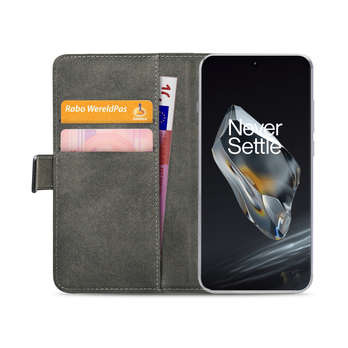 Mobilize Classic Gelly Wallet Book Case OnePlus 12 Black