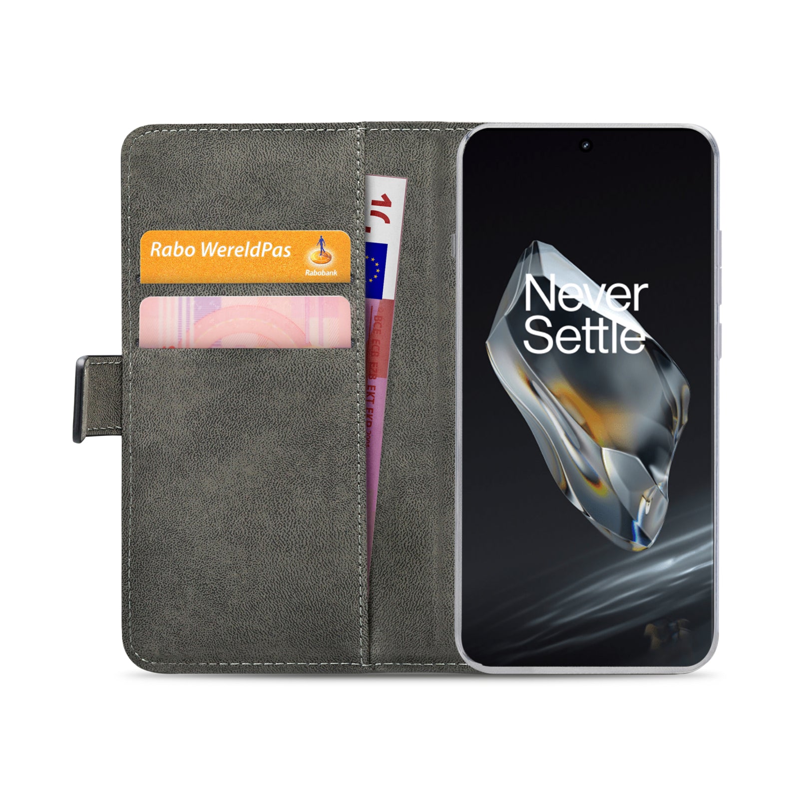 Mobilize Classic Gelly Wallet Book Case OnePlus 12 Black