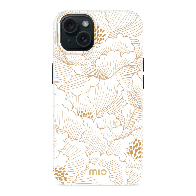 MIO White Roses Compatible Magsafe pour iPhone 13/14/15
