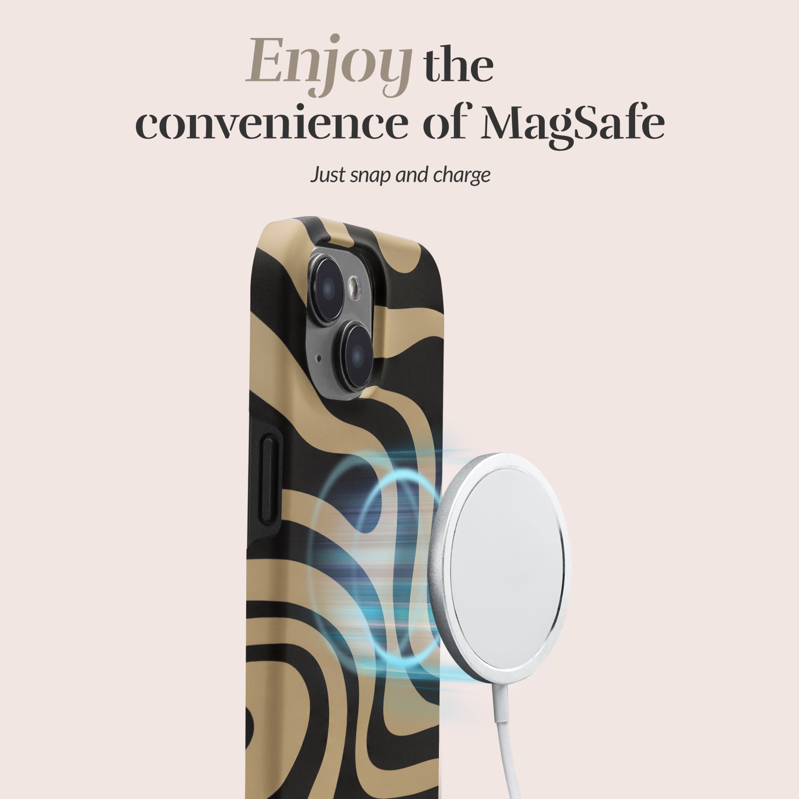MIO Swirl Magsafe Compatible for iPhone 14 Plus/15 Plus