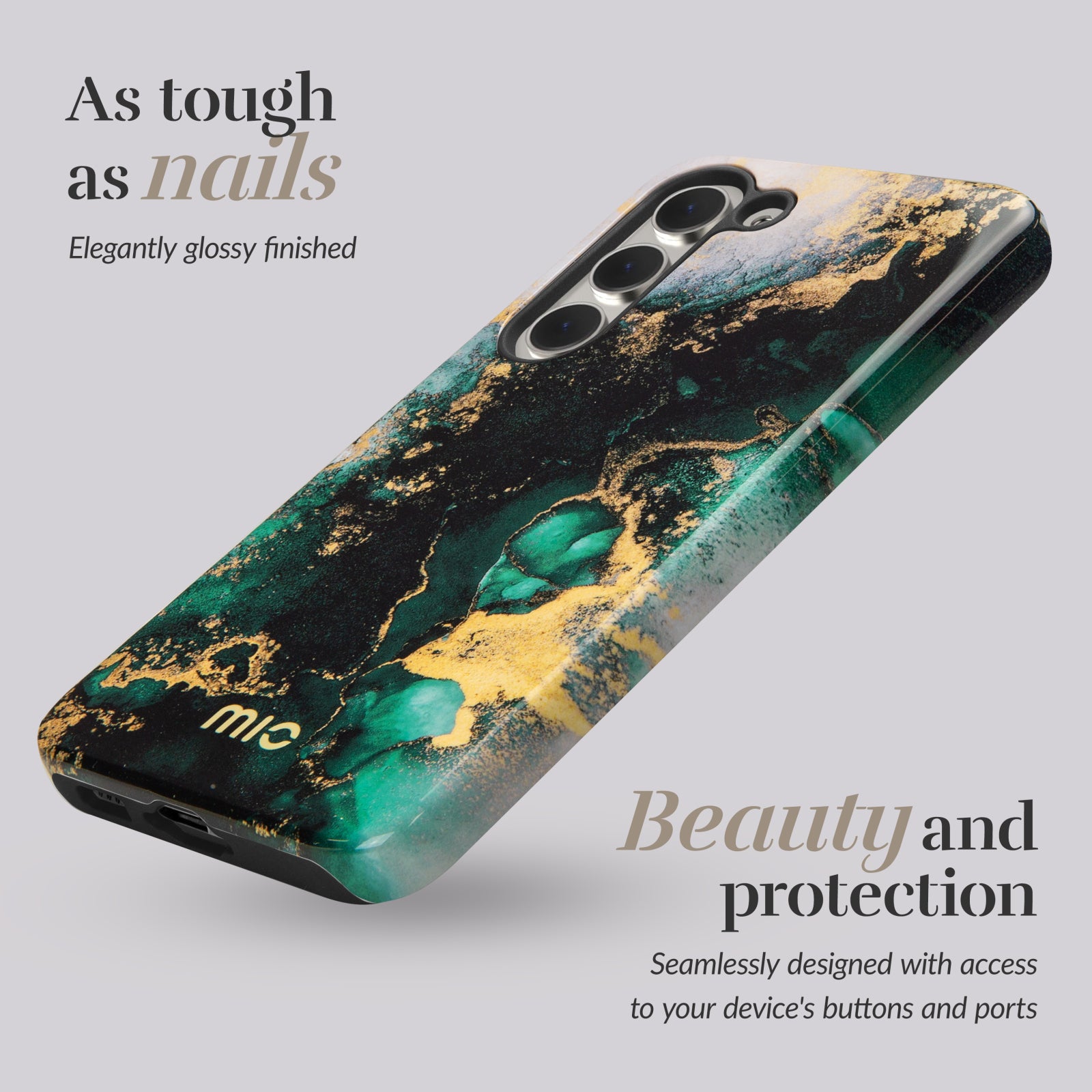 MIO Green Marble Magsafe Compatible for Samsung S24+ 5G