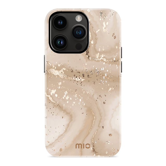 MIO Gold Marble Compatible MagSafe pour iPhone 14 Pro
